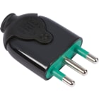 FANTON - Spina S17 2P+T 16A smontabile BICÒ, colore nero