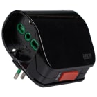 FANTON - Adattatore da S11 a 2P40 VERTICAL SYSTEM, con interr.di sovraccarico, colore nero