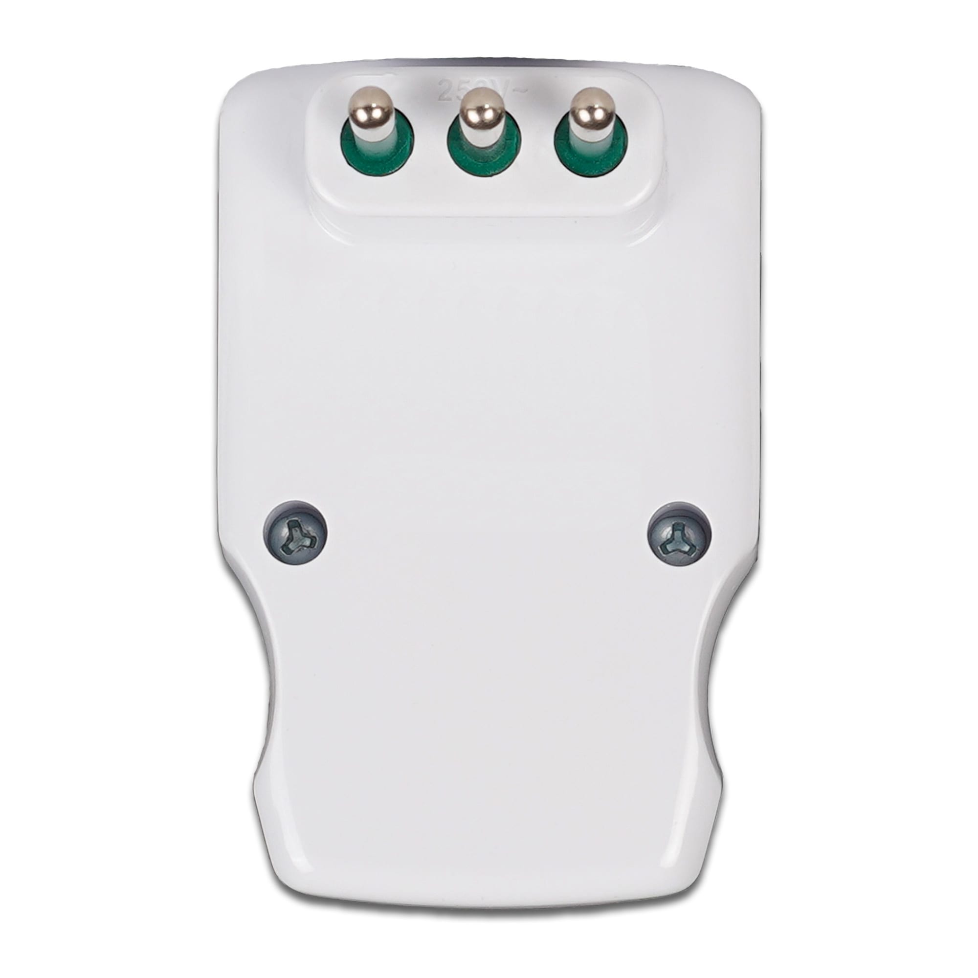 FANTON - Adattatore da S11 a 2P17/11+1P40, con interr.di sovraccarico, colore bianco