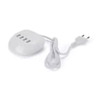 FANTON - Alimentatore da tavolo cavo 1,2m 4 USB-A 3,4A, colore bianco