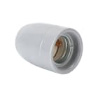 FANTON - Portalampada ceramica E27 con ghiera, colore grigio