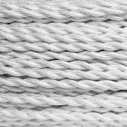 FANTON - Cavo treccia seta 2x0,5 FRRTX in matassa 100 m., colore bianco
