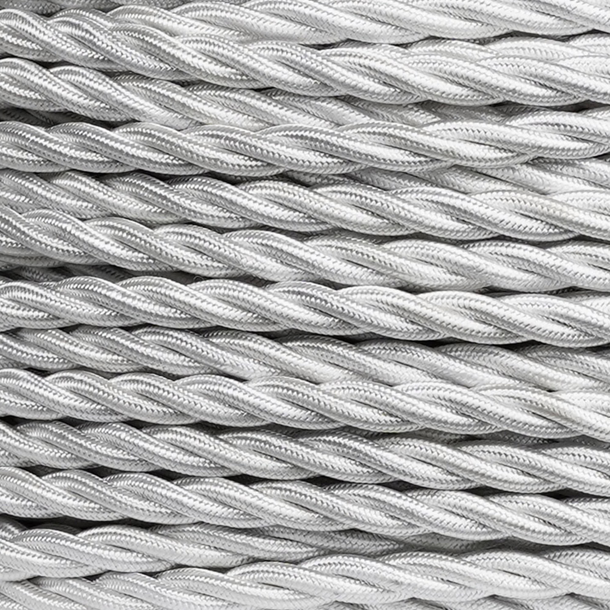 FANTON - Cavo treccia seta 3G1 FRRTX in matassa 100 m., colore bianco