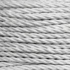 FANTON - Cavo treccia seta 3G1,5 FRRTX in matassa 100 m., colore bianco