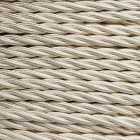 FANTON - Cavo treccia seta 3G1 FRRTX in matassa 100 m., colore avorio