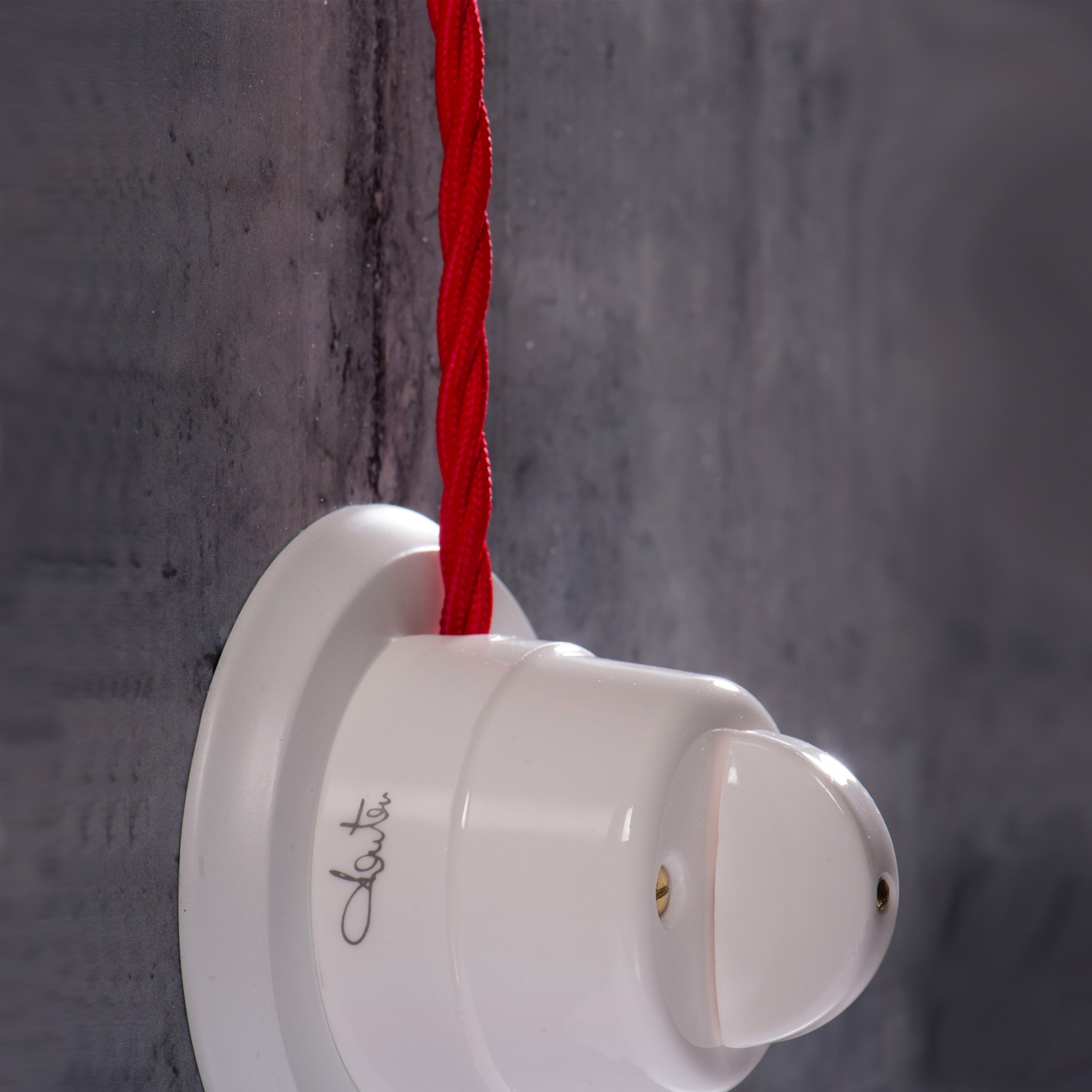 FANTON - Matassina 10 m. cavo treccia seta 3G0,75 FRRTX, colore rosso