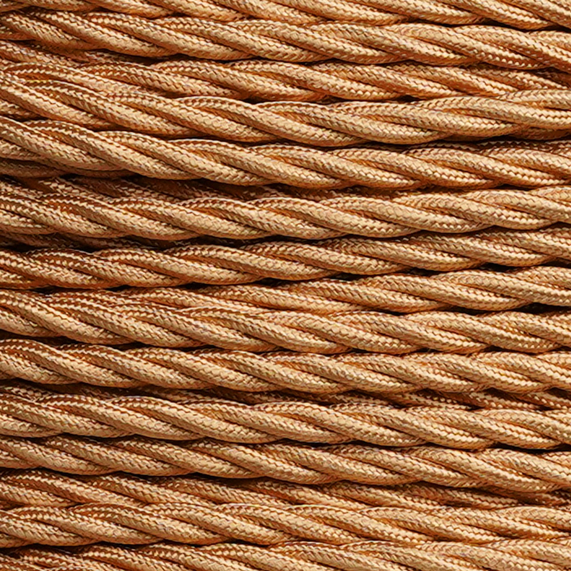 FANTON - Matassina 10 m. cavo treccia seta 3G0,75 FRRTX, colore oro