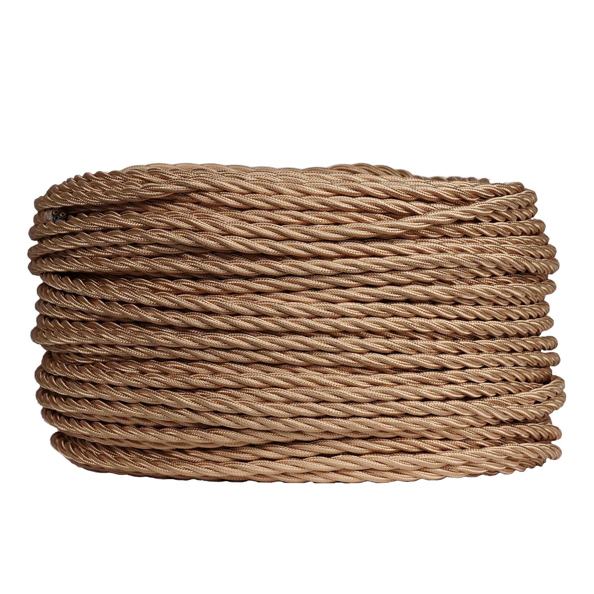 FANTON - Cavo treccia seta 3G1 FRRTX in matassa 100m, colore oro 93847