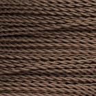 FANTON - Cavo treccia seta 2x0,5 FRRTX in matassa 100 m., colore marrone