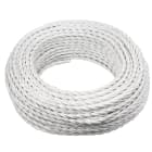 FANTON - Cavo treccia seta 3G0,75 FRRTX in matassa 50 m., colore bianco