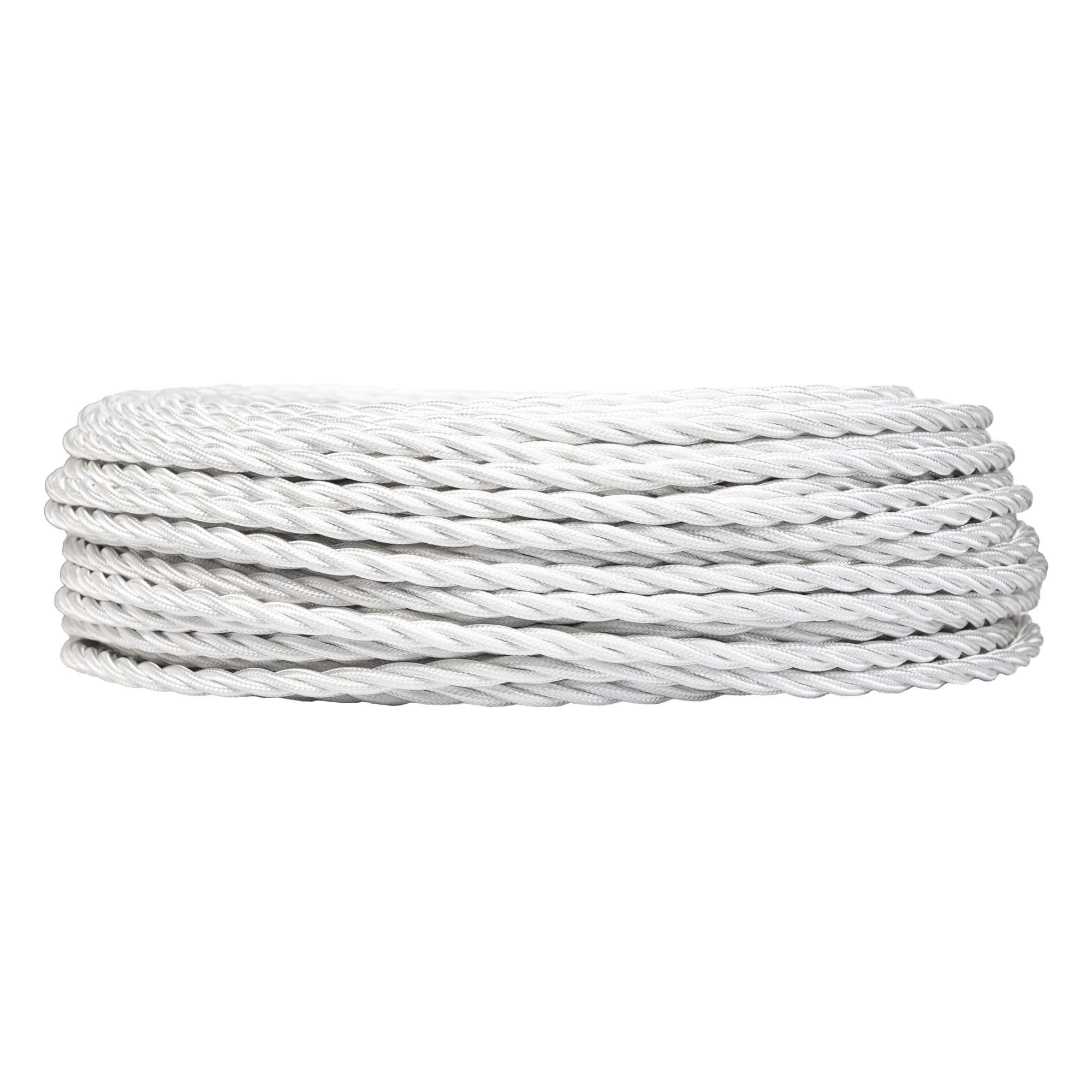 FANTON - Cavo treccia seta 3G1,5 FRRTX in matassa 50 m., colore bianco