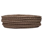 FANTON - Cavo treccia seta 3G1,5 FRRTX in matassa 50 m., colore marrone