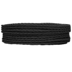 FANTON - Cavo treccia seta 3G0,75 FRRTX in matassa 50 m., colore nero