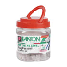 FANTON - Kit 50 plug RJ45 cat.6 UTP passanti con pinza compatta