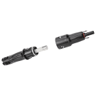 FANTON - Portafusibile in linea FMC4 max 50A con fusibile 15A, colore nero