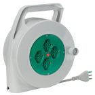FANTON - Avvolgicavo PUMA 15m 3G1,5 spina S17, 4 prese P40, con disgiuntore