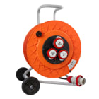 FANTON - Avvolgicavo GOLIA 50m 4G2,5 H07RN-F spina CEE 400V, 3 prese CEE, con disgiuntore, IP55