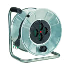 FANTON - Avvolgicavo GOLIA METAL 25m 3G1,5 spina S17, 4 prese P40, con disgiuntore, zincato 14560