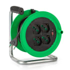 FANTON - Avvolgicavo ZEUS 10m 3G1 spina S11, 4 prese P40, con interruttore di sovraccarico 146105