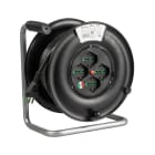 FANTON - Avvolgicavo ONDA 25m 3G1,5 spina S17, 4 prese P40, con disgiuntore