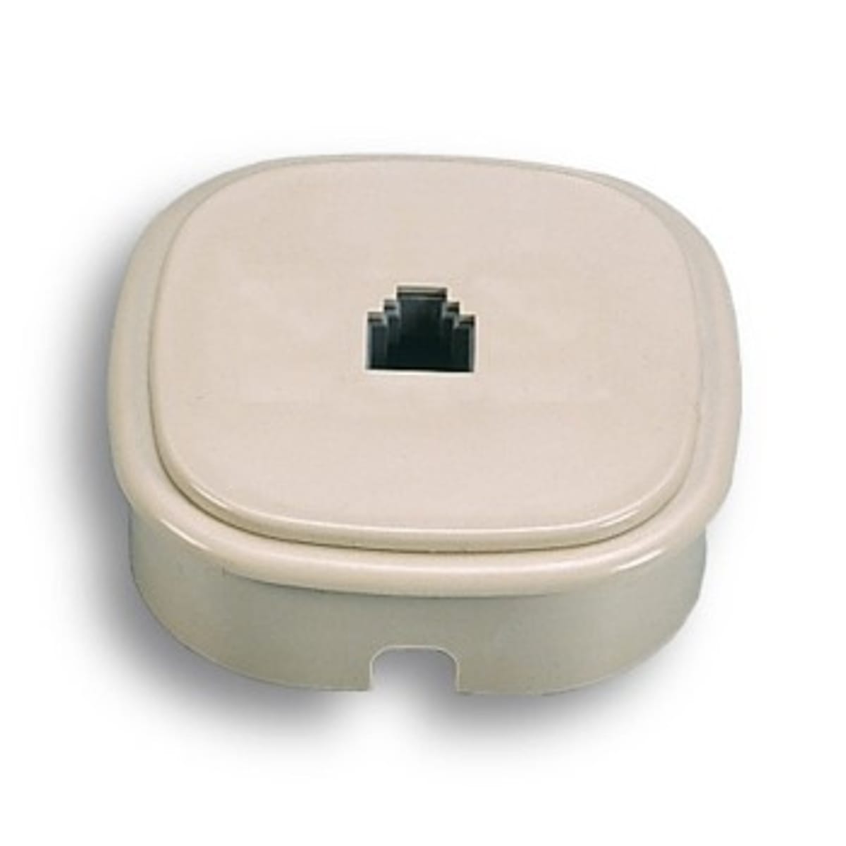 FANTON - Presa 1 plug RJ11 da incasso, colore avorio 22240
