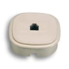 FANTON - Presa 1 plug RJ11 da incasso, colore avorio