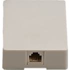 FANTON - Presa 1 plug RJ11 da parete, colore avorio 22250