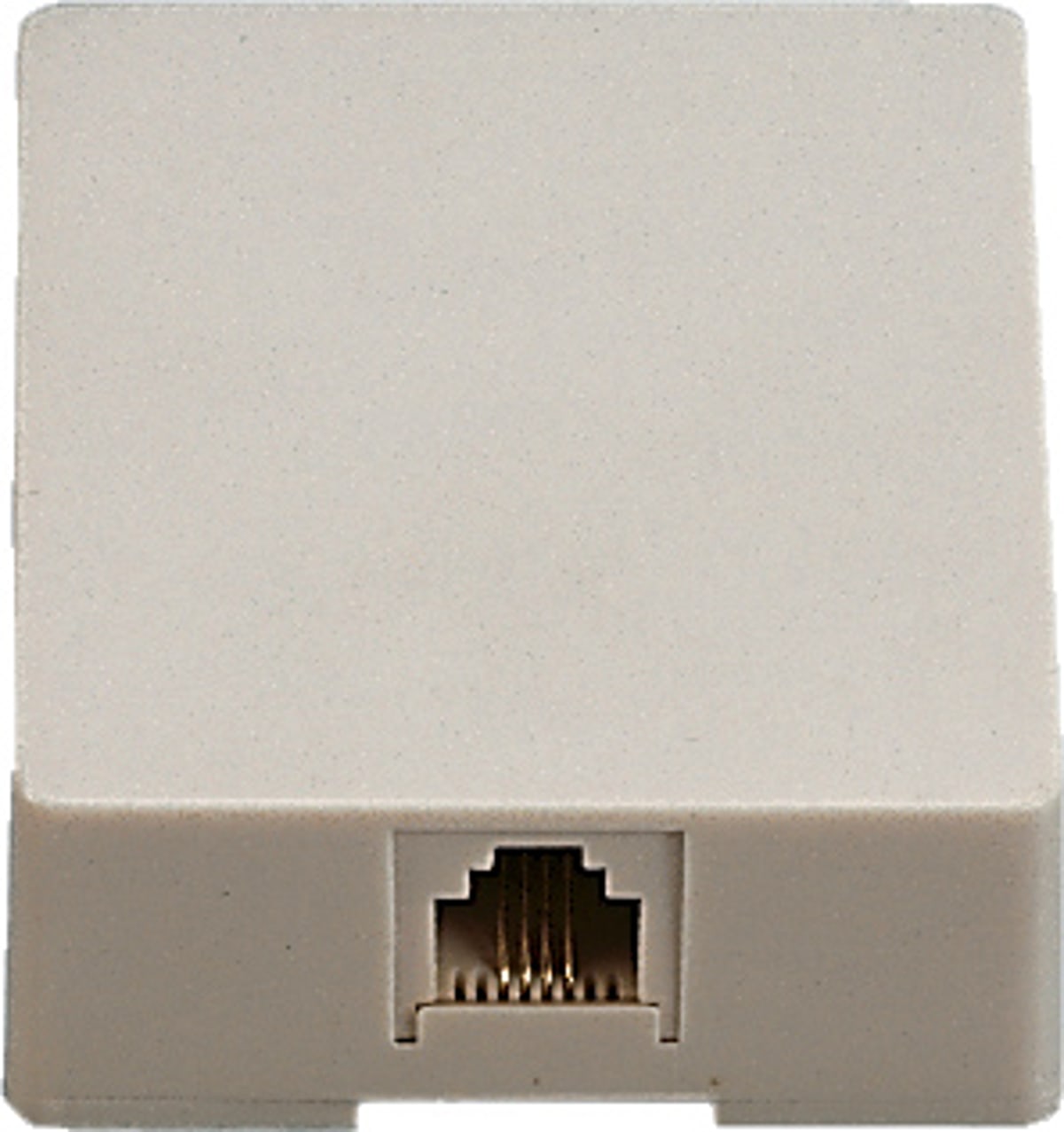 FANTON - Presa 1 plug RJ11 da parete, colore avorio 22250