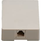 FANTON - Presa 1 plug RJ11 da parete, colore avorio