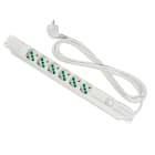 FANTON - Barra 3m 3G1 spina S31, 6 prese P40, con interruttore, colore grigio