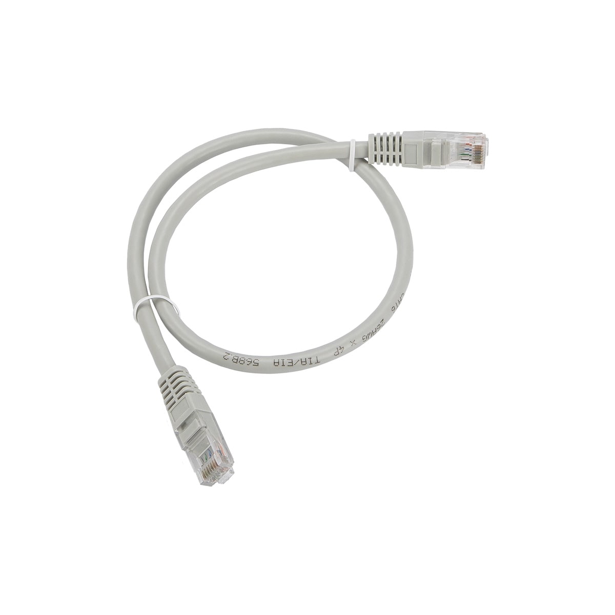 FANTON - Cavo 0,5m RJ45 cat.5e U/UTP, colore grigio 23500