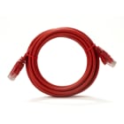 FANTON - Cavo 3m RJ45 cat.6A U/UTP, colore rosso