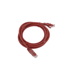 FANTON - Cavo 2m RJ45 cat.6 U/UTP, colore rosso