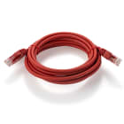 FANTON - Cavo 3m RJ45 cat.6 U/UTP, colore rosso