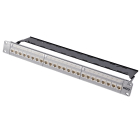 FANTON - Pannello cat.6A UTP 1U 24 porte, colore grigio