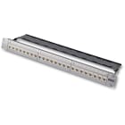 FANTON - Pannello cat.6A FTP 1U 24 porte, colore grigio