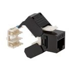 FANTON - Presa RJ45 cat.5e UTP 180 TOOLLESS, colore nero 23700