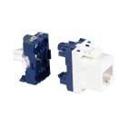 FANTON - Presa RJ45 cat.6 UTP 180 TOOLLESS crimpaggio a rotazione, colore bianco