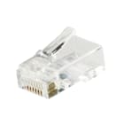 FANTON - Spina RJ45 cat.5e UTP, trasparente 23720