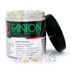 FANTON - Kit 50 plug RJ45 cat.5e UTP con 10 copriplug