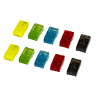 FANTON - Kit 10 plugs RJ45 cat.5e UTP, colori assortiti