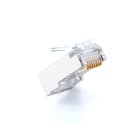 FANTON - Spina RJ45 cat.5e FTP passante, colore argento 23724P