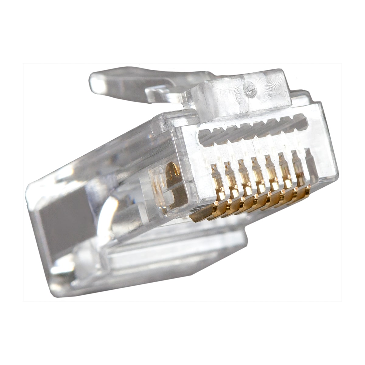 FANTON - Spina RJ45 cat.6 UTP passante, trasparente
