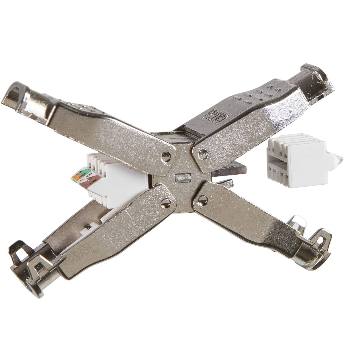 FANTON - Giunto modulare RJ45 cat.6 FTP, colore argento 23753