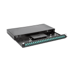 FANTON - Cassetto ottico 19" 24 porte SC, colore nero