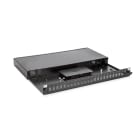 FANTON - Cassetto ottico 19" 24 porte SC vuoto, colore nero