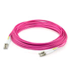FANTON - Bifibra 5m OM4 LSZH LC-LC, color porpora