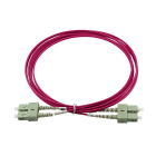FANTON - Bifibra 2m OM4 LSZH SC-SC, color porpora