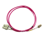 FANTON - Bifibra 1m OM4 LSZH LC-SC, color porpora