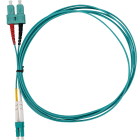 FANTON - Bifibra 2m OM3 LSZH LC-SC, colore turchese